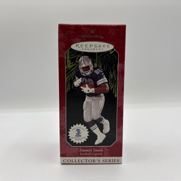 Hallmark Keepsake Ornament 1998 Emmitt Smith Fourth In The Football Legends Ser - Picture 5 of 8